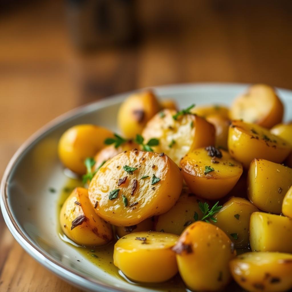 Pommes de terre au jus